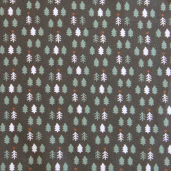 Printed Cotton TSUGNEG Sepia / Khaki